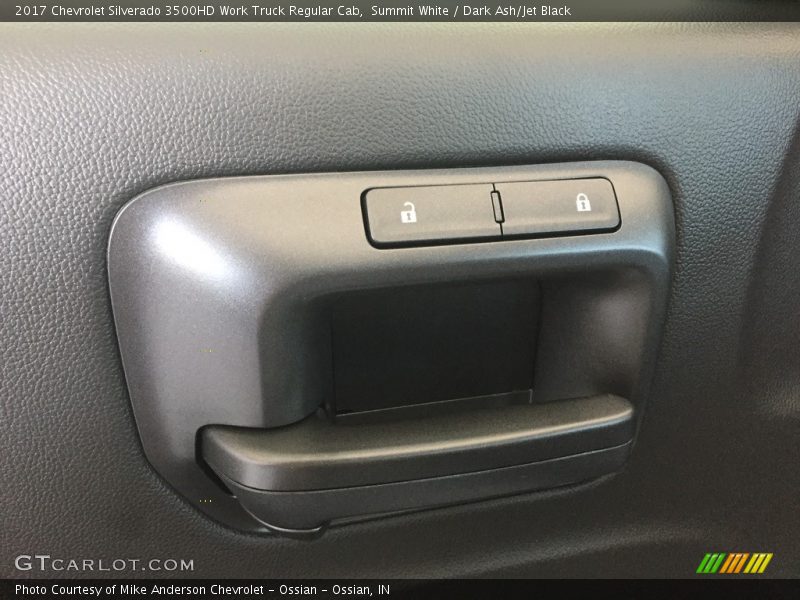 Summit White / Dark Ash/Jet Black 2017 Chevrolet Silverado 3500HD Work Truck Regular Cab