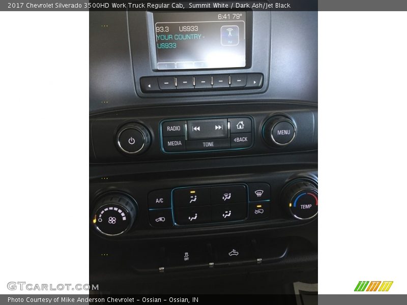 Summit White / Dark Ash/Jet Black 2017 Chevrolet Silverado 3500HD Work Truck Regular Cab