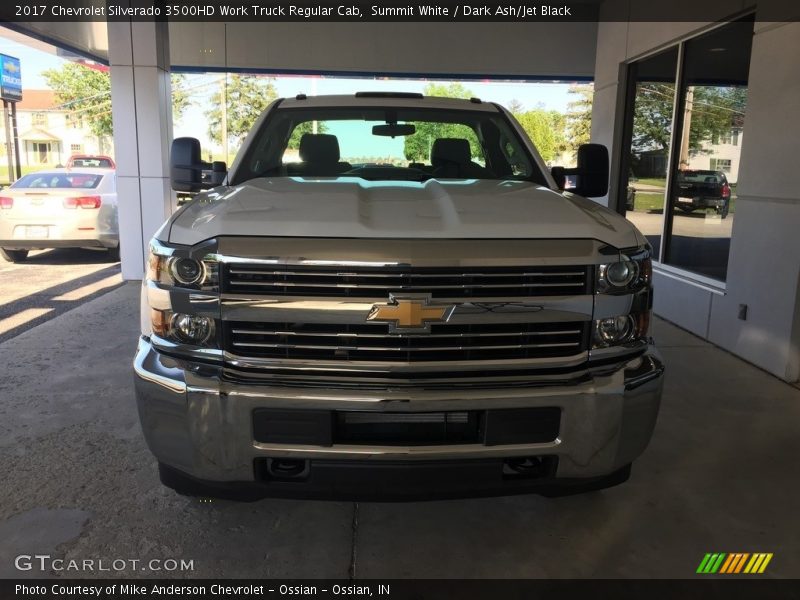 Summit White / Dark Ash/Jet Black 2017 Chevrolet Silverado 3500HD Work Truck Regular Cab