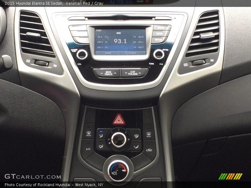 Venetian Red / Gray 2015 Hyundai Elantra SE Sedan
