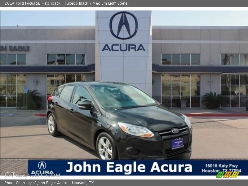 Tuxedo Black / Medium Light Stone 2014 Ford Focus SE Hatchback