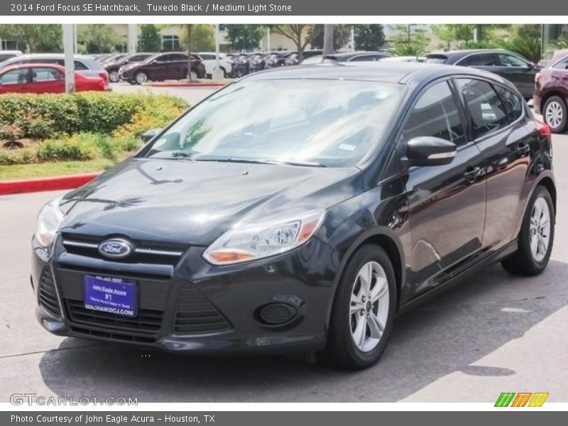 Tuxedo Black / Medium Light Stone 2014 Ford Focus SE Hatchback