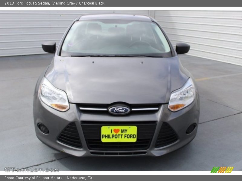 Sterling Gray / Charcoal Black 2013 Ford Focus S Sedan