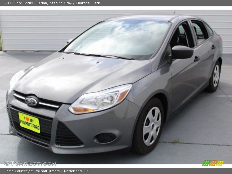 Sterling Gray / Charcoal Black 2013 Ford Focus S Sedan