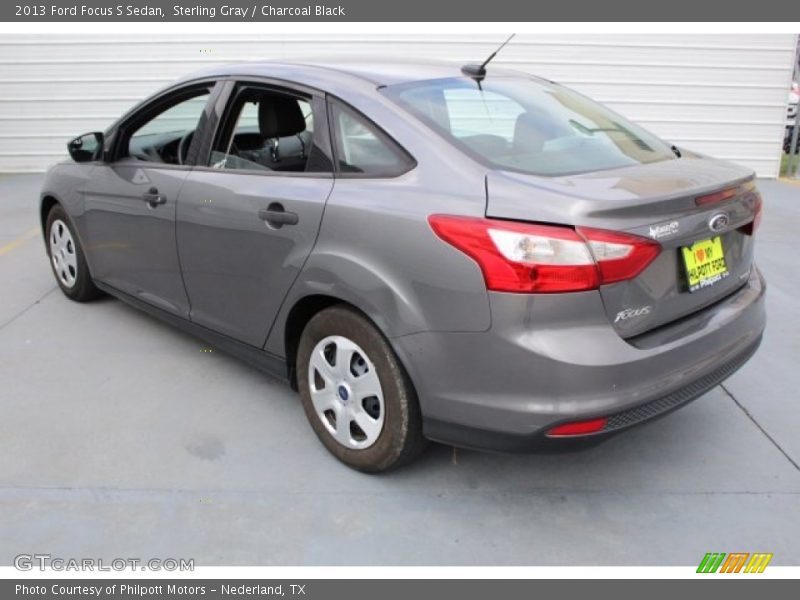 Sterling Gray / Charcoal Black 2013 Ford Focus S Sedan