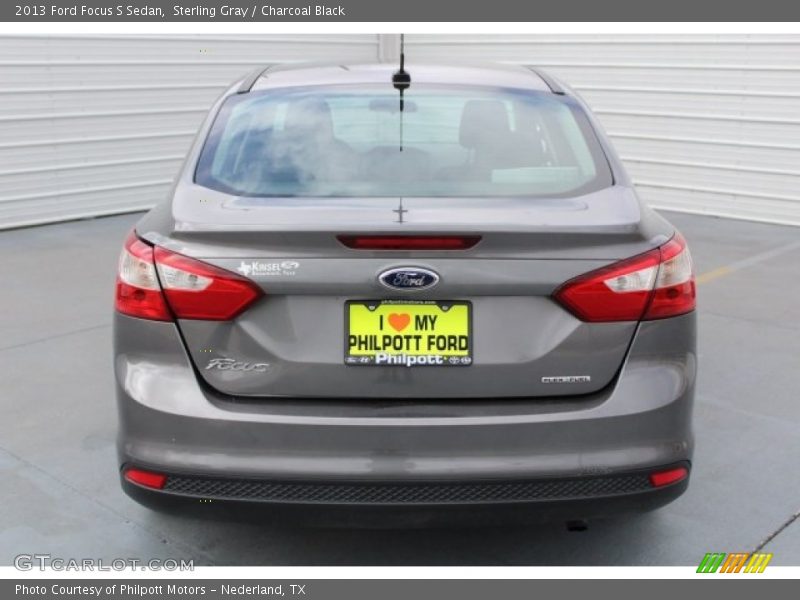 Sterling Gray / Charcoal Black 2013 Ford Focus S Sedan