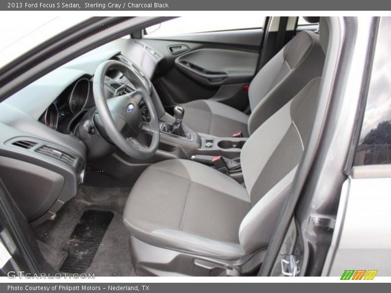 Sterling Gray / Charcoal Black 2013 Ford Focus S Sedan