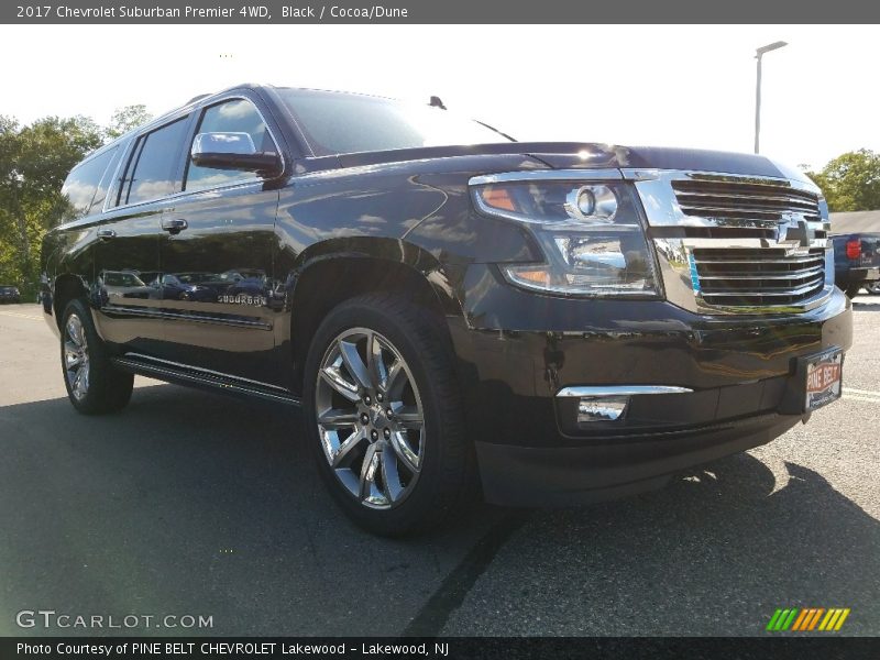 Black / Cocoa/Dune 2017 Chevrolet Suburban Premier 4WD
