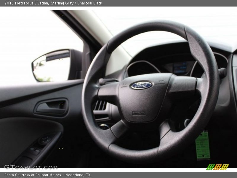 Sterling Gray / Charcoal Black 2013 Ford Focus S Sedan