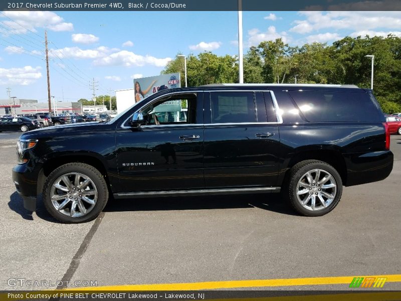 Black / Cocoa/Dune 2017 Chevrolet Suburban Premier 4WD
