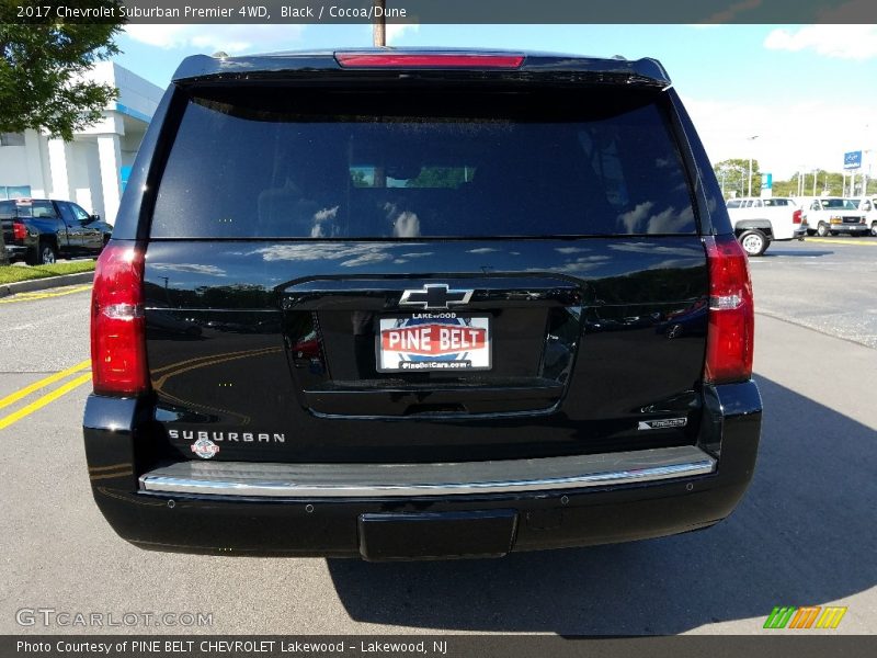 Black / Cocoa/Dune 2017 Chevrolet Suburban Premier 4WD