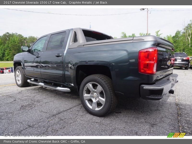 Graphite Metallic / Jet Black 2017 Chevrolet Silverado 1500 LT Crew Cab