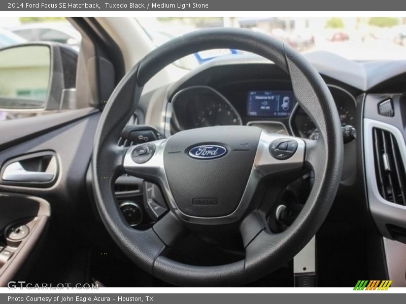 Tuxedo Black / Medium Light Stone 2014 Ford Focus SE Hatchback