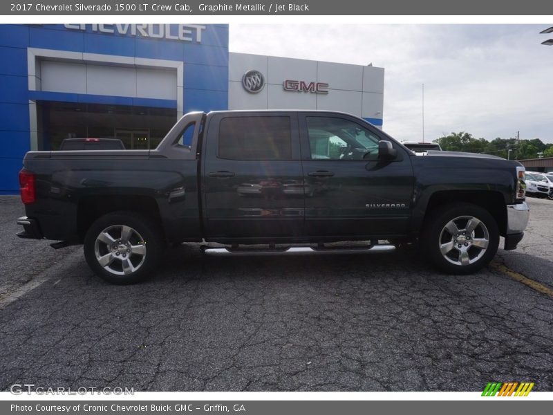 Graphite Metallic / Jet Black 2017 Chevrolet Silverado 1500 LT Crew Cab