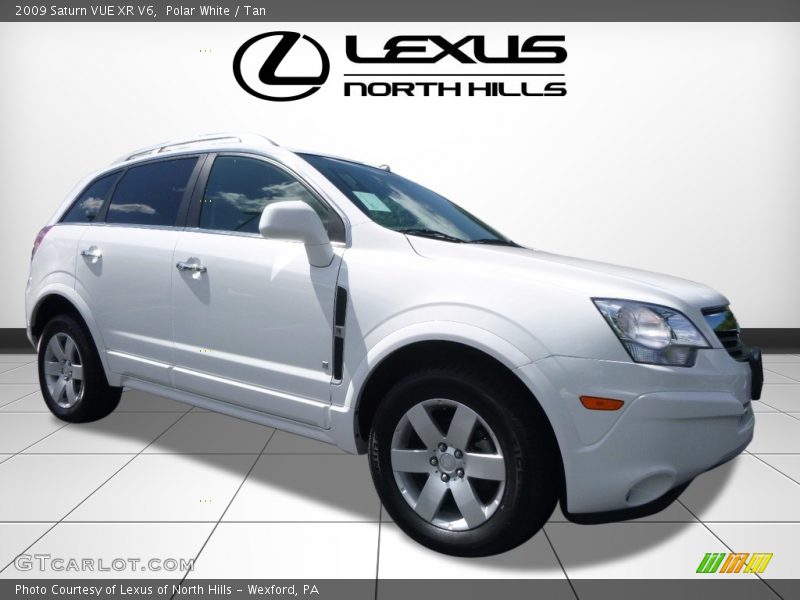Polar White / Tan 2009 Saturn VUE XR V6