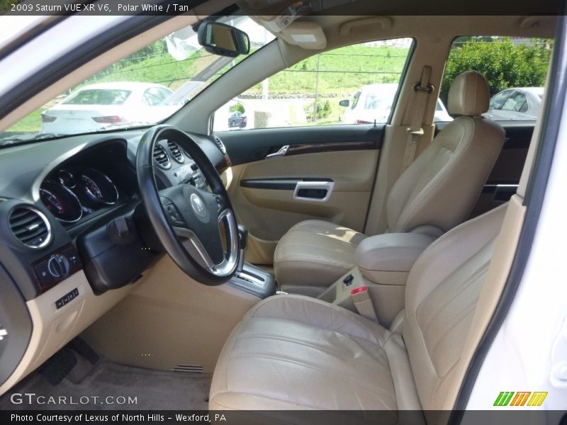 Polar White / Tan 2009 Saturn VUE XR V6