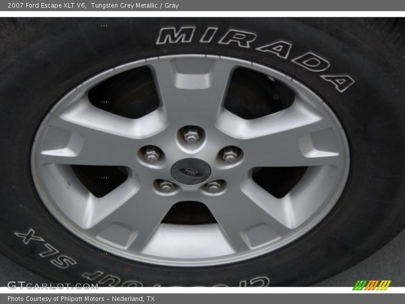 Tungsten Grey Metallic / Gray 2007 Ford Escape XLT V6