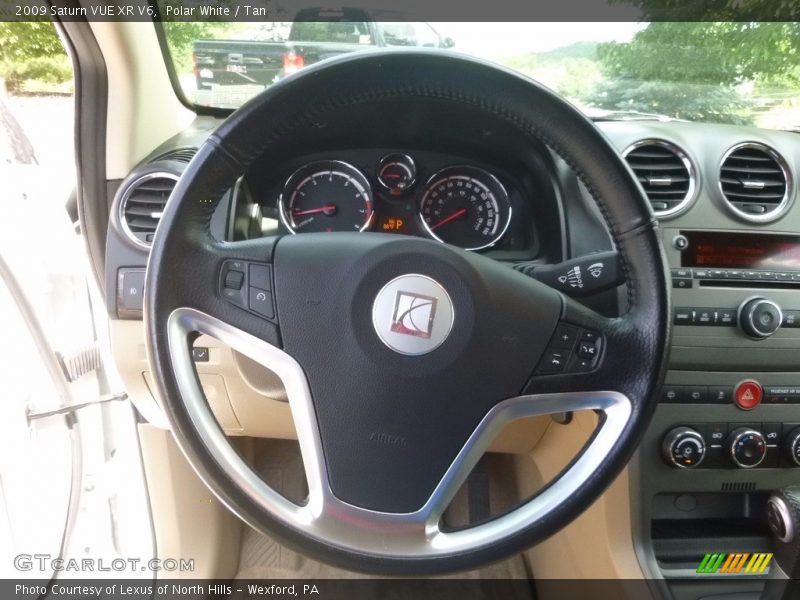 Polar White / Tan 2009 Saturn VUE XR V6