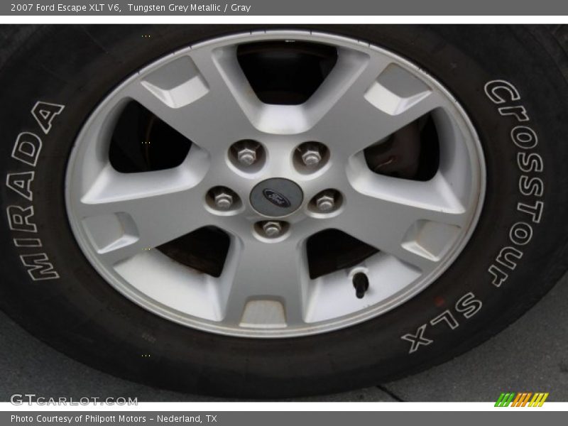 Tungsten Grey Metallic / Gray 2007 Ford Escape XLT V6
