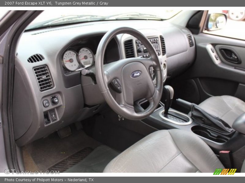 Tungsten Grey Metallic / Gray 2007 Ford Escape XLT V6