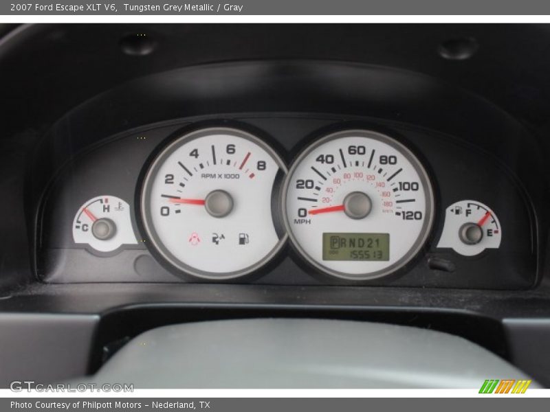 Tungsten Grey Metallic / Gray 2007 Ford Escape XLT V6