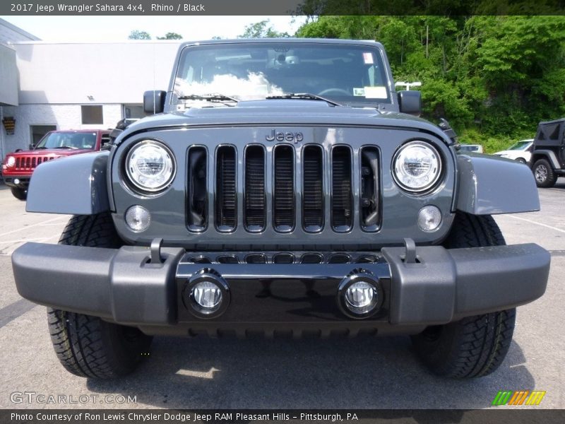 Rhino / Black 2017 Jeep Wrangler Sahara 4x4