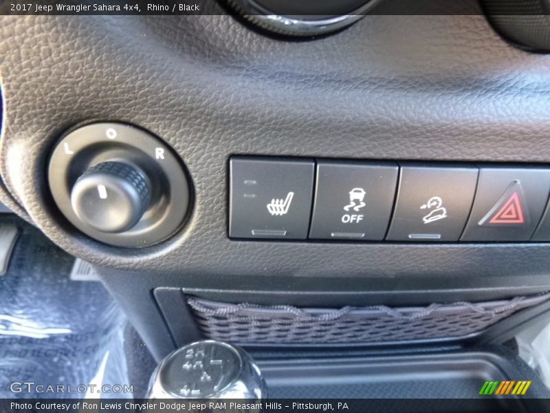 Rhino / Black 2017 Jeep Wrangler Sahara 4x4