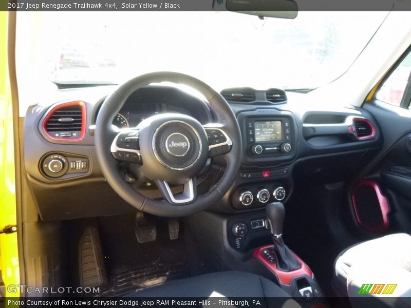 Solar Yellow / Black 2017 Jeep Renegade Trailhawk 4x4