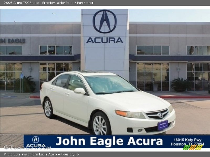 Premium White Pearl / Parchment 2006 Acura TSX Sedan