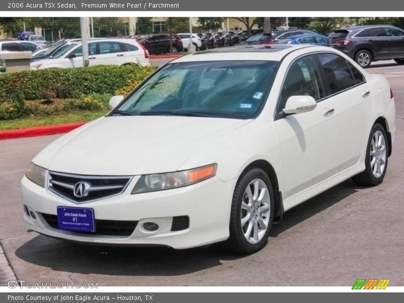 Premium White Pearl / Parchment 2006 Acura TSX Sedan