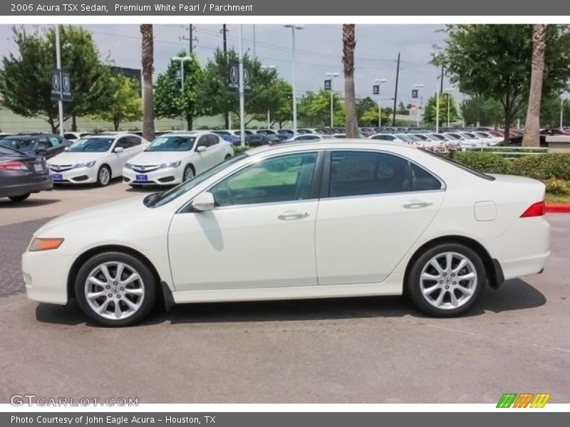 Premium White Pearl / Parchment 2006 Acura TSX Sedan