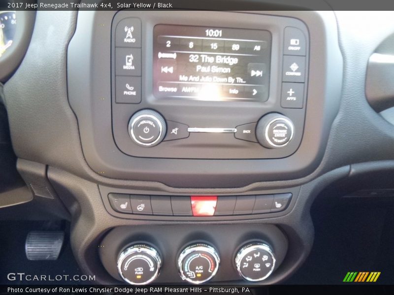 Solar Yellow / Black 2017 Jeep Renegade Trailhawk 4x4