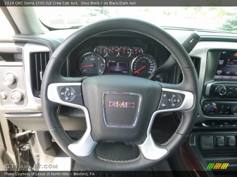 Onyx Black / Jet Black/Dark Ash 2014 GMC Sierra 1500 SLE Crew Cab 4x4