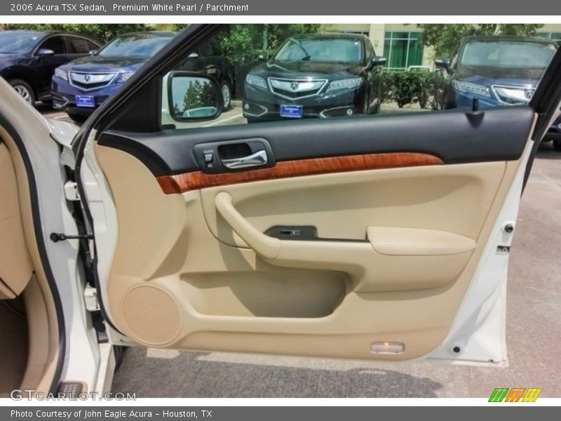 Premium White Pearl / Parchment 2006 Acura TSX Sedan