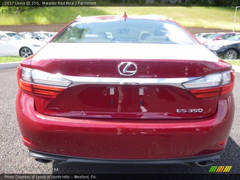 Matador Red Mica / Parchment 2017 Lexus ES 350