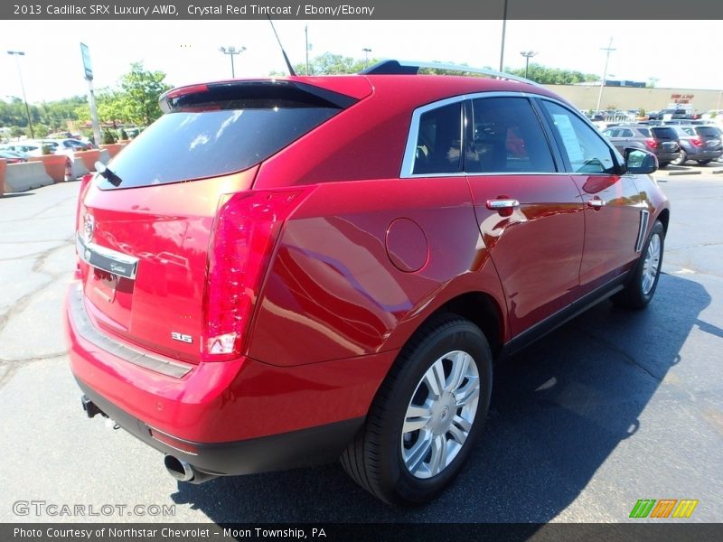 Crystal Red Tintcoat / Ebony/Ebony 2013 Cadillac SRX Luxury AWD