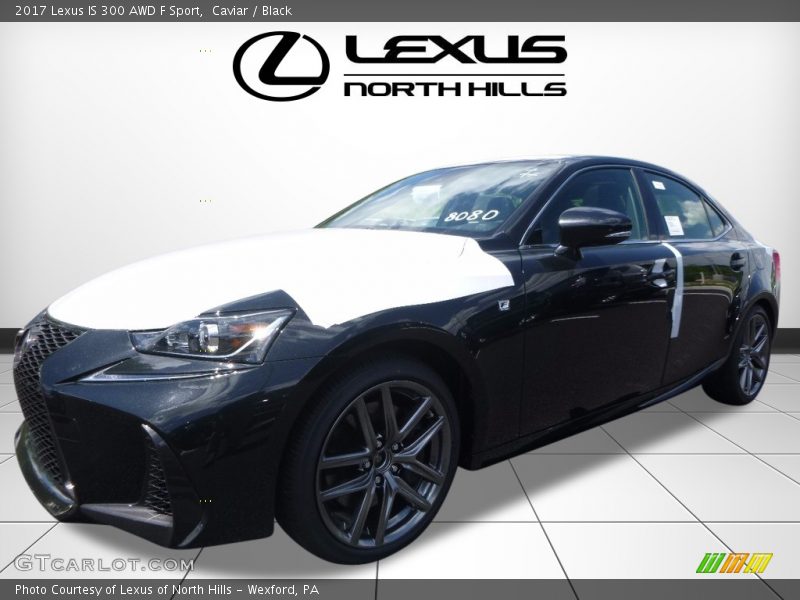 Caviar / Black 2017 Lexus IS 300 AWD F Sport