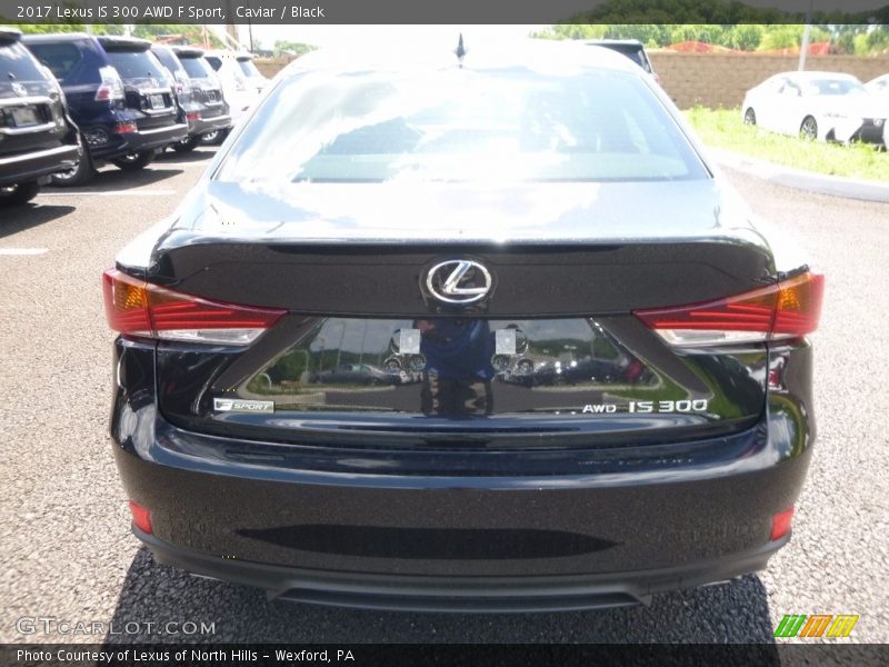 Caviar / Black 2017 Lexus IS 300 AWD F Sport