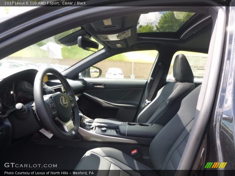 Caviar / Black 2017 Lexus IS 300 AWD F Sport