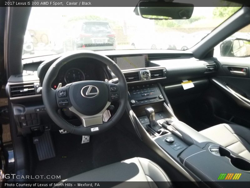 Caviar / Black 2017 Lexus IS 300 AWD F Sport