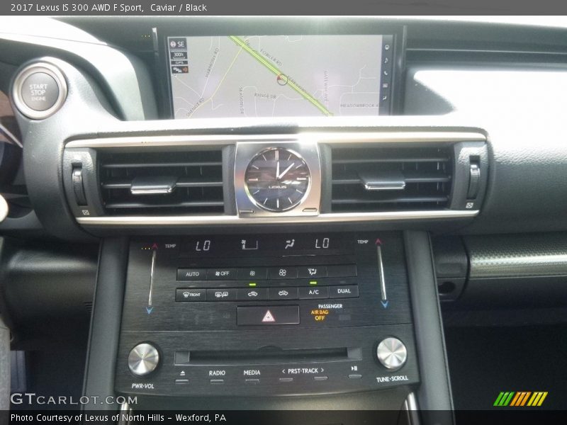 Caviar / Black 2017 Lexus IS 300 AWD F Sport