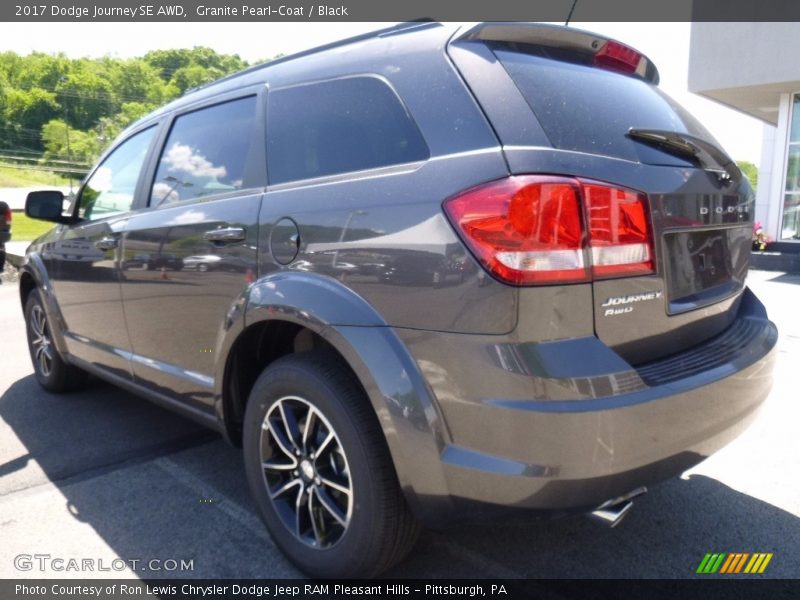 Granite Pearl-Coat / Black 2017 Dodge Journey SE AWD