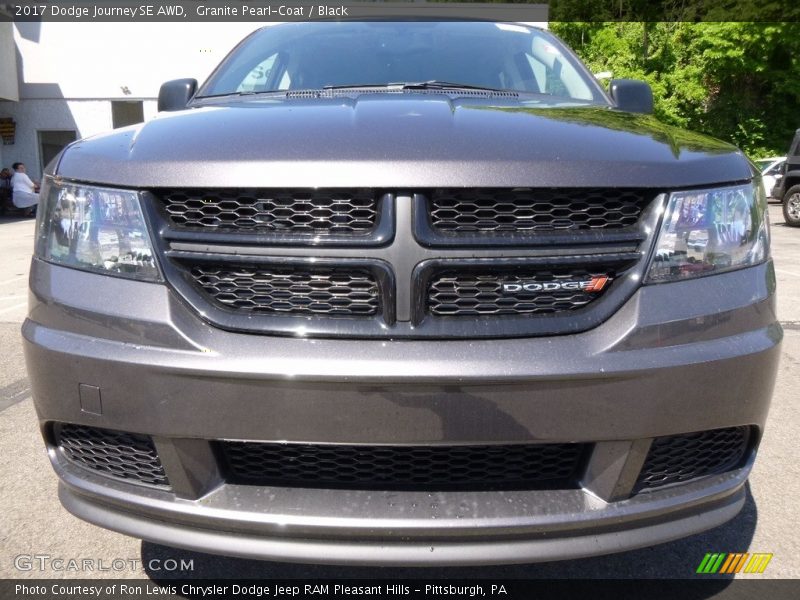 Granite Pearl-Coat / Black 2017 Dodge Journey SE AWD