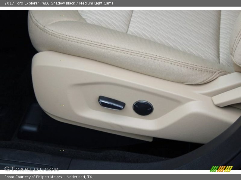 Shadow Black / Medium Light Camel 2017 Ford Explorer FWD