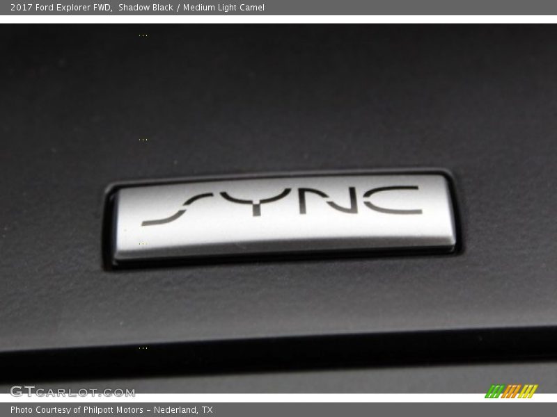 Shadow Black / Medium Light Camel 2017 Ford Explorer FWD