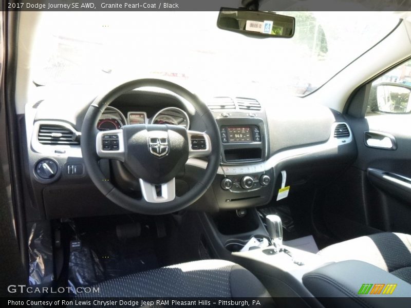 Granite Pearl-Coat / Black 2017 Dodge Journey SE AWD