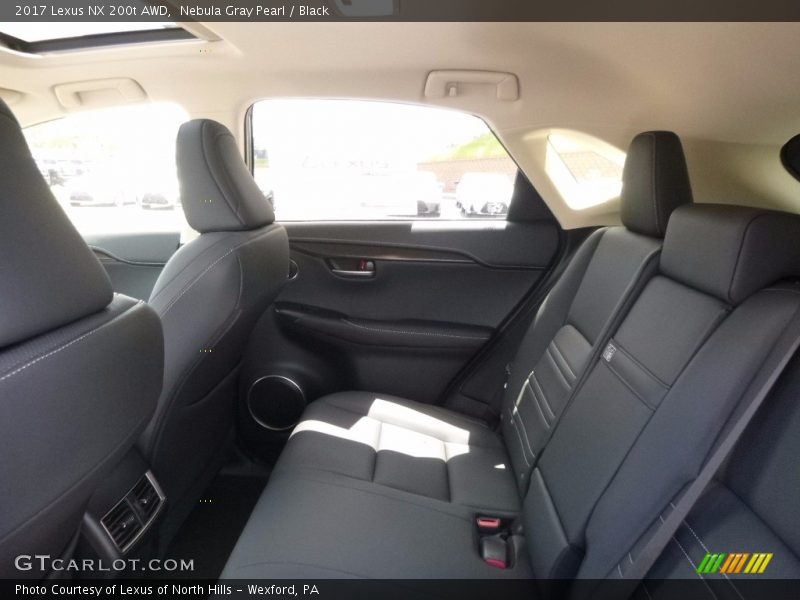 Nebula Gray Pearl / Black 2017 Lexus NX 200t AWD