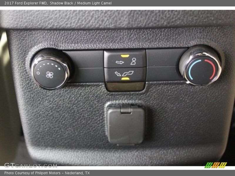 Shadow Black / Medium Light Camel 2017 Ford Explorer FWD