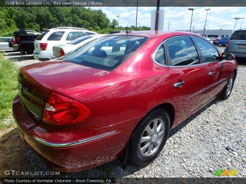 Red Jewel Tintcoat / Ebony 2008 Buick LaCrosse CXL