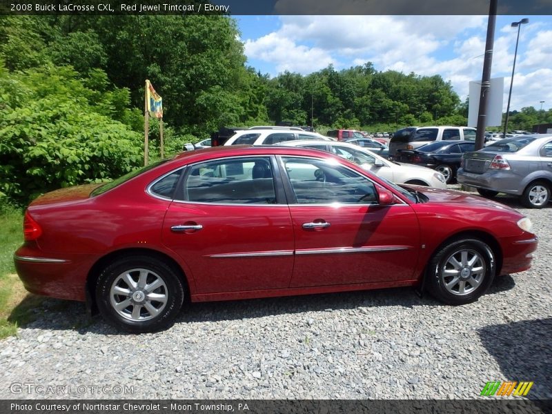 Red Jewel Tintcoat / Ebony 2008 Buick LaCrosse CXL
